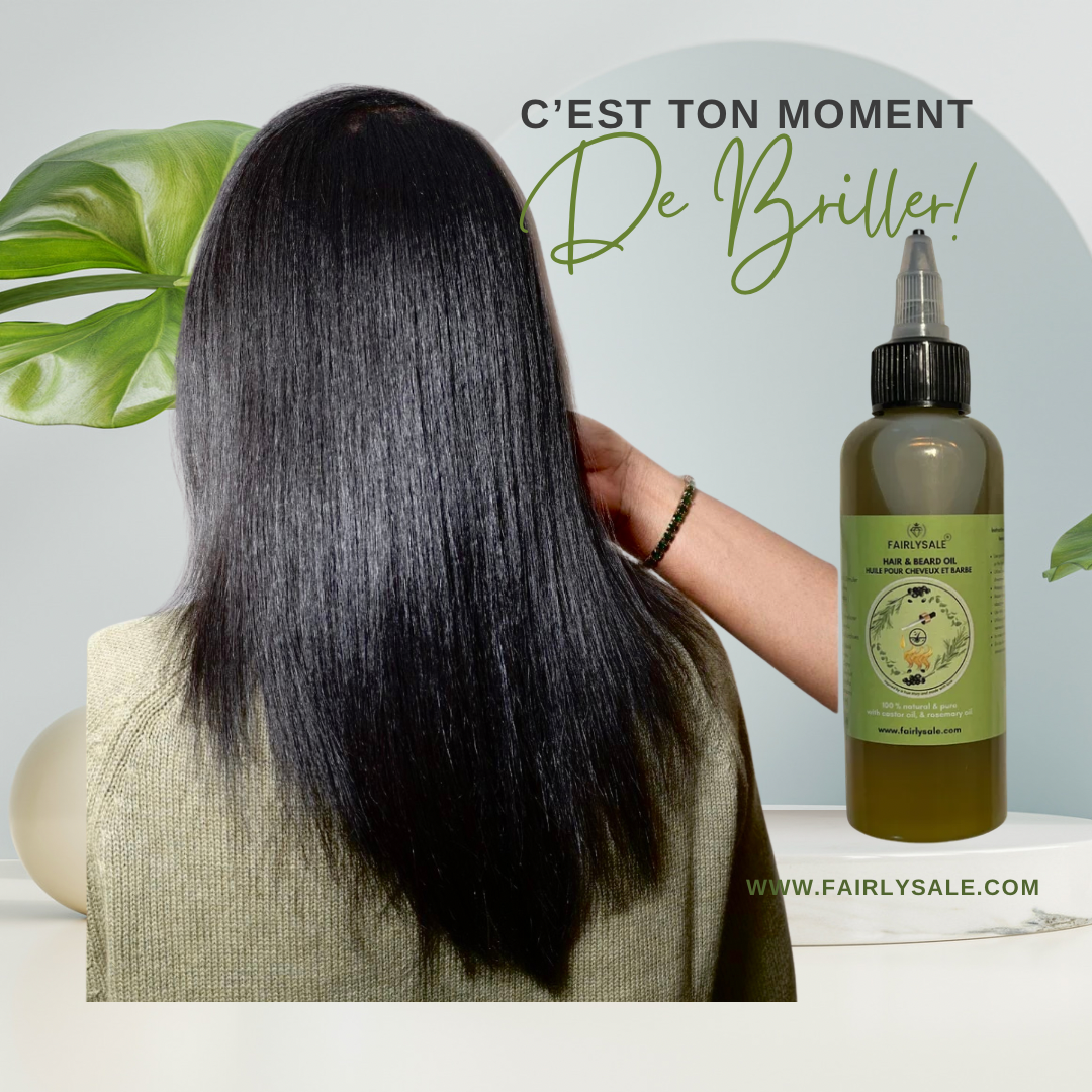 Huile pour Cheveux et Barbe | 100% Pur | Marque Canadienne