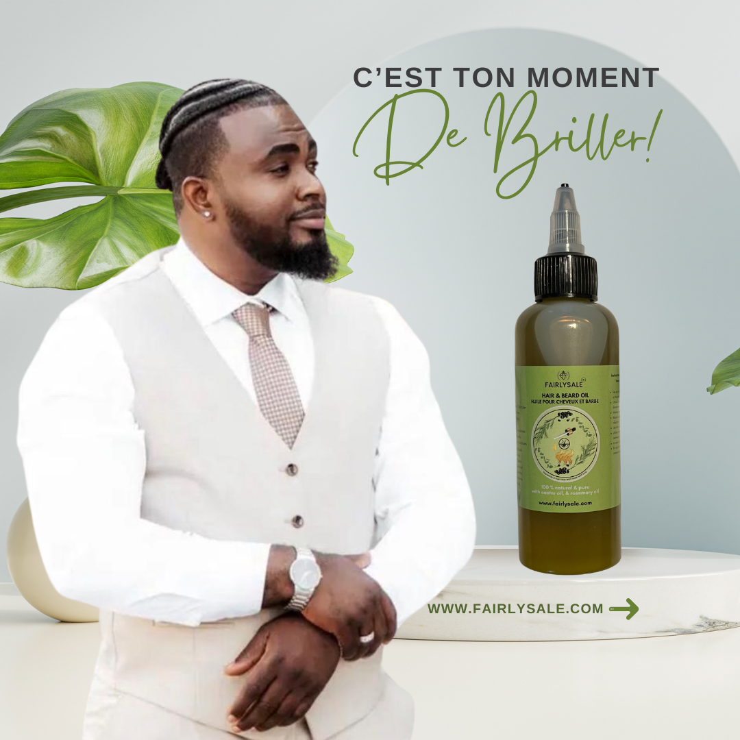 Huile pour Cheveux et Barbe | 100% Pur | Marque Canadienne