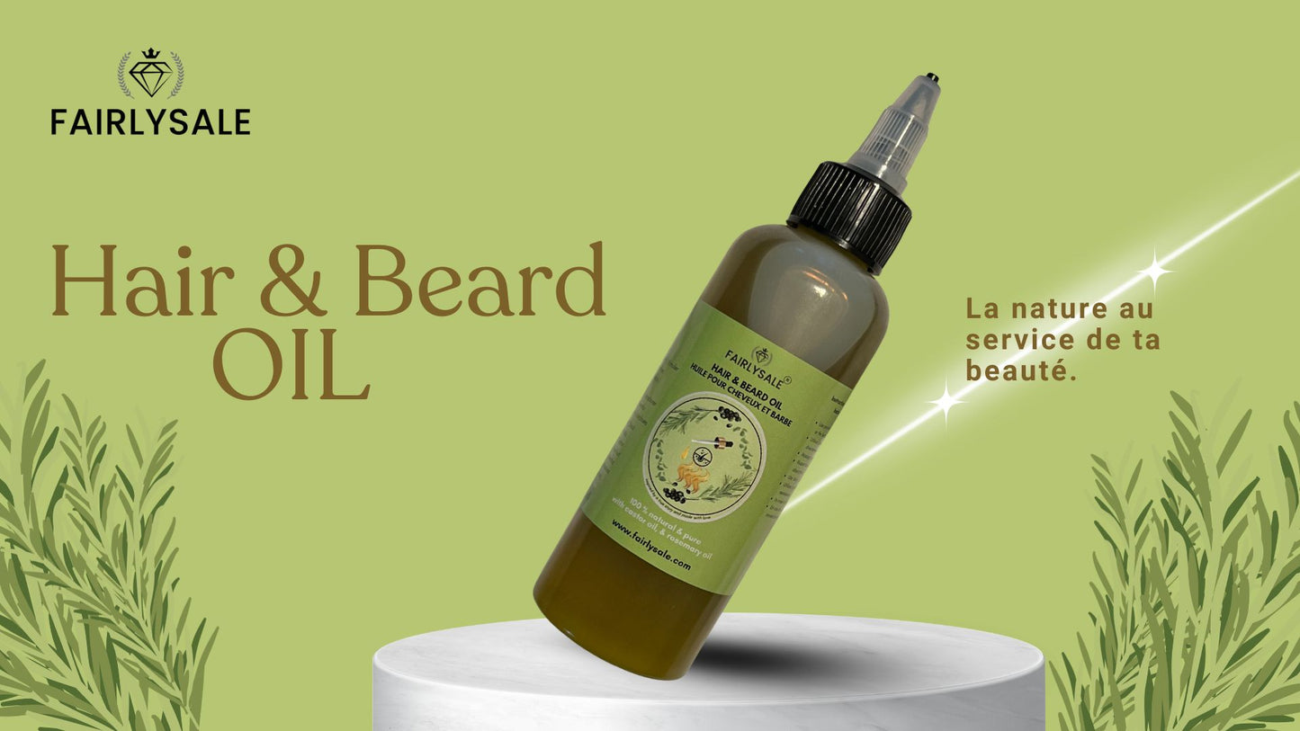 Hair & Beard Oil | Huile pour Cheveux et Barbe
